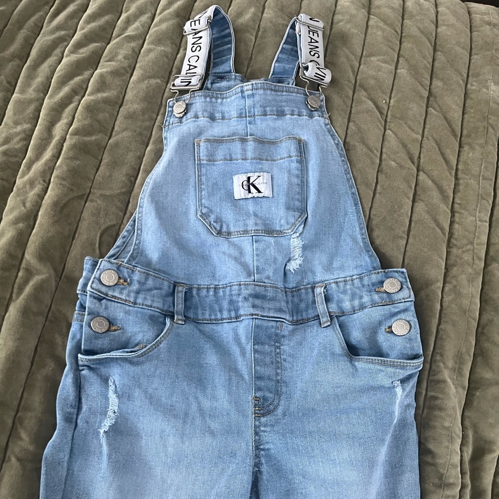 Calvin Klein girls overalls size 8